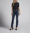 Elyse Mid Rise Straight Leg Jeans, Indigo, hi-res image number 0
