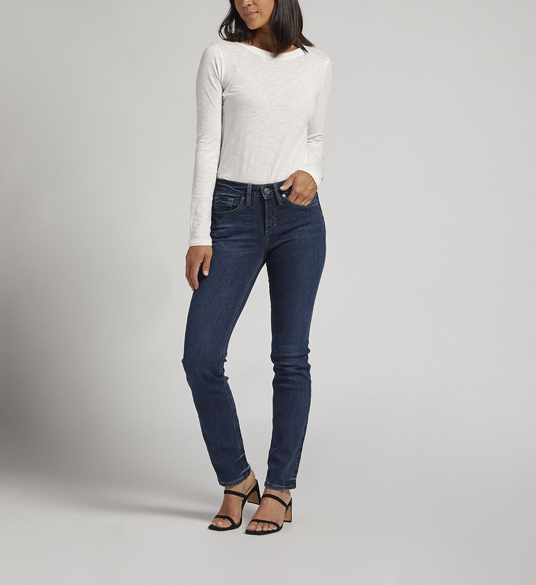 Suki mid straight silver jeans store