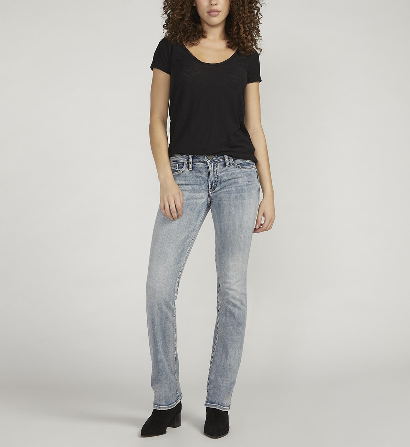 Buy Suki Mid Rise Slim Bootcut Jeans for USD 99.00