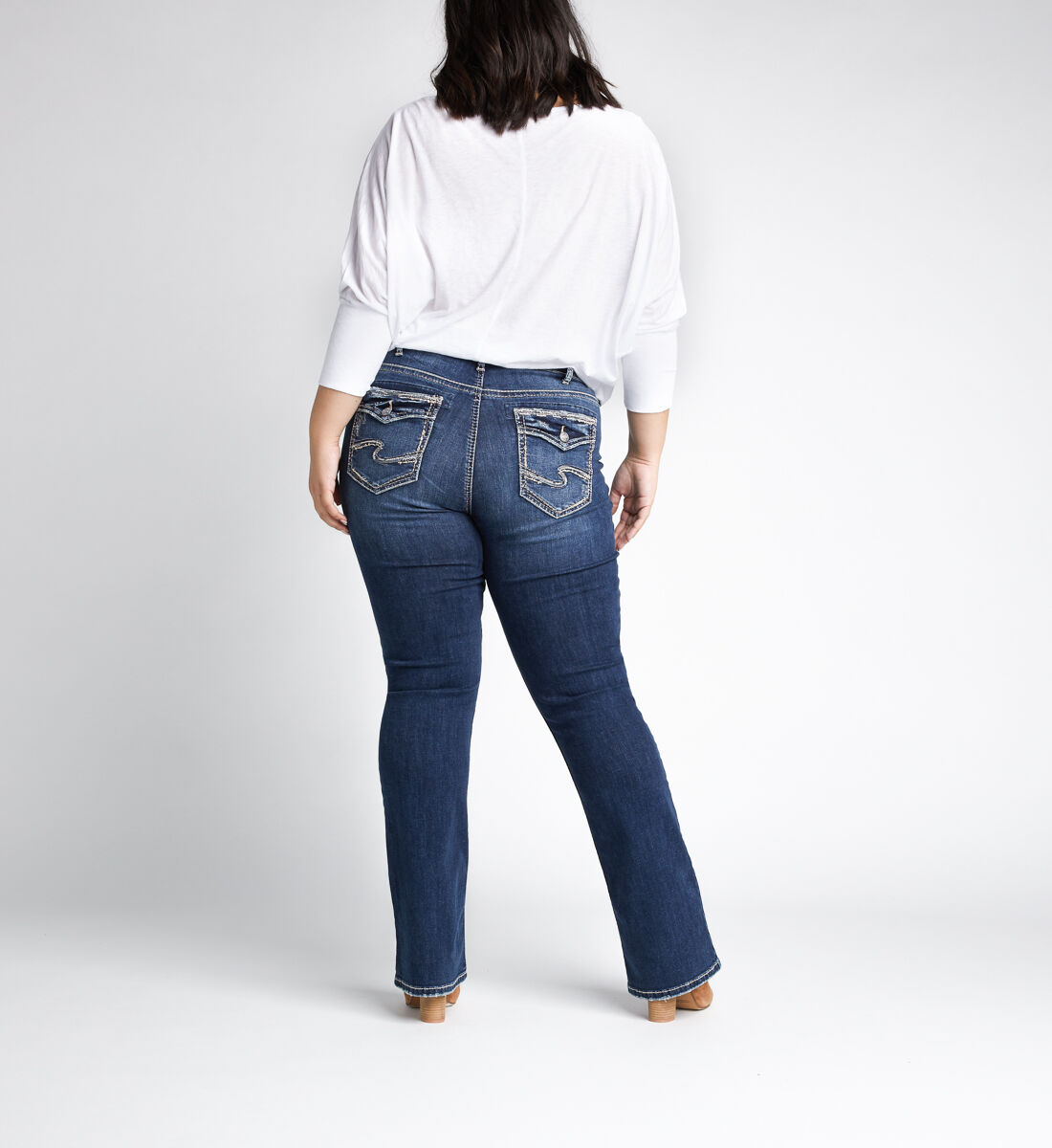 Plus size silver jeans canada shop