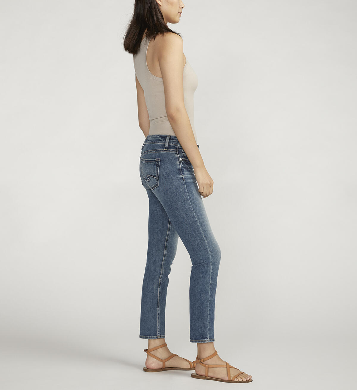Britt Low Rise Straight Leg Jeans, , hi-res image number 2