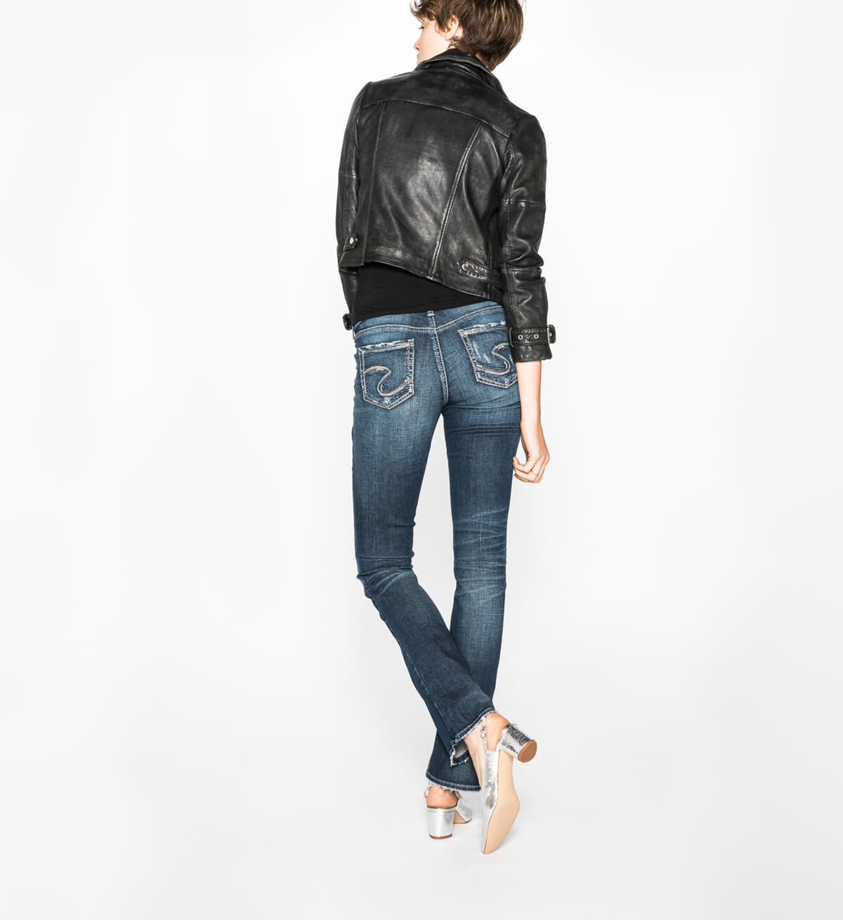 Elyse Mid-Rise Slim Bootcut Jeans, , hi-res image number 1