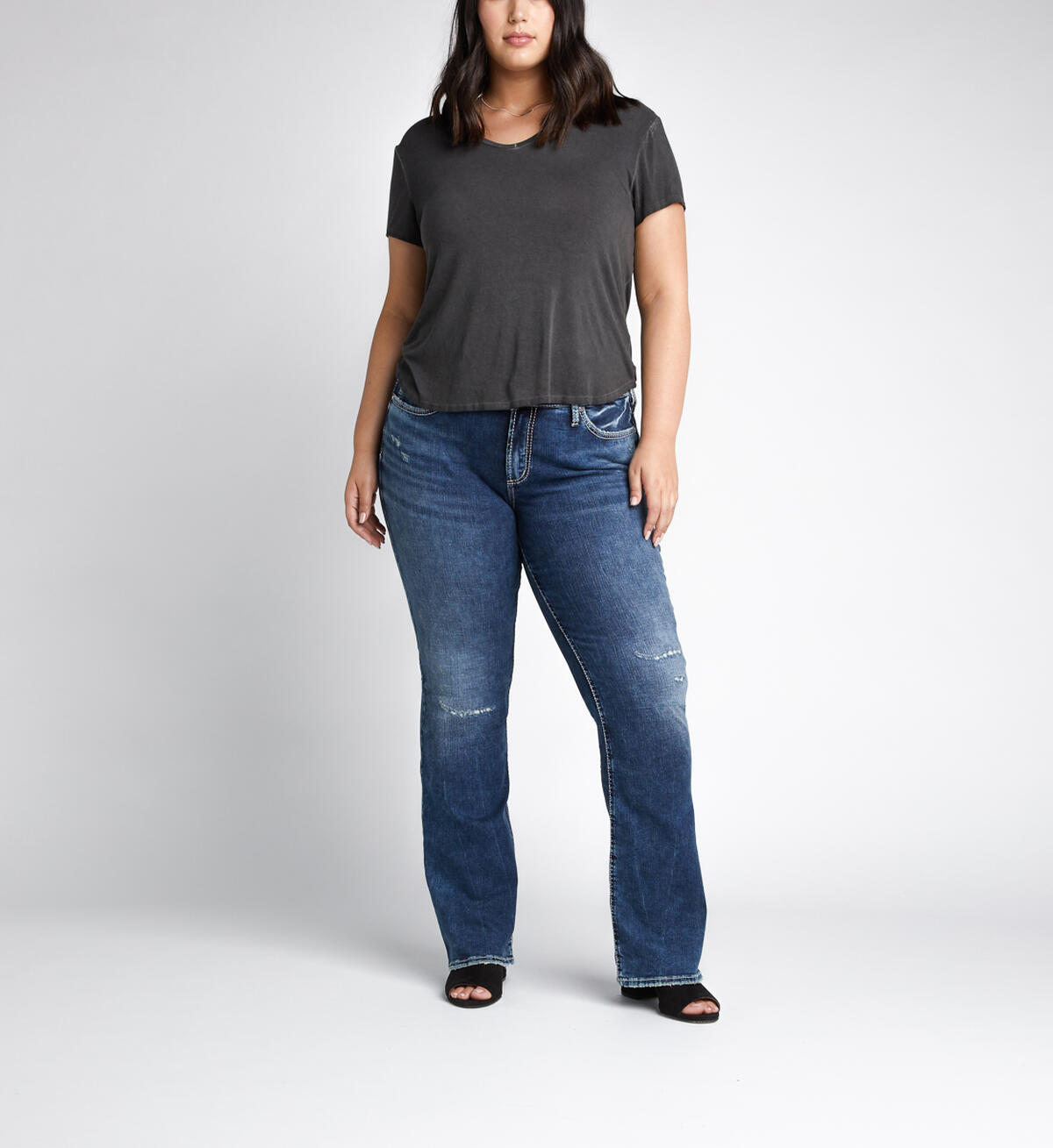 Elyse Mid Rise Bootcut Jeans, , hi-res image number 3