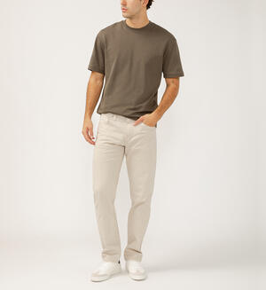 Eddie Classic Athletic Fit Tapered Leg Essential Twill Pants