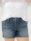 Suki Mid Rise Shorts Plus Size image number 4