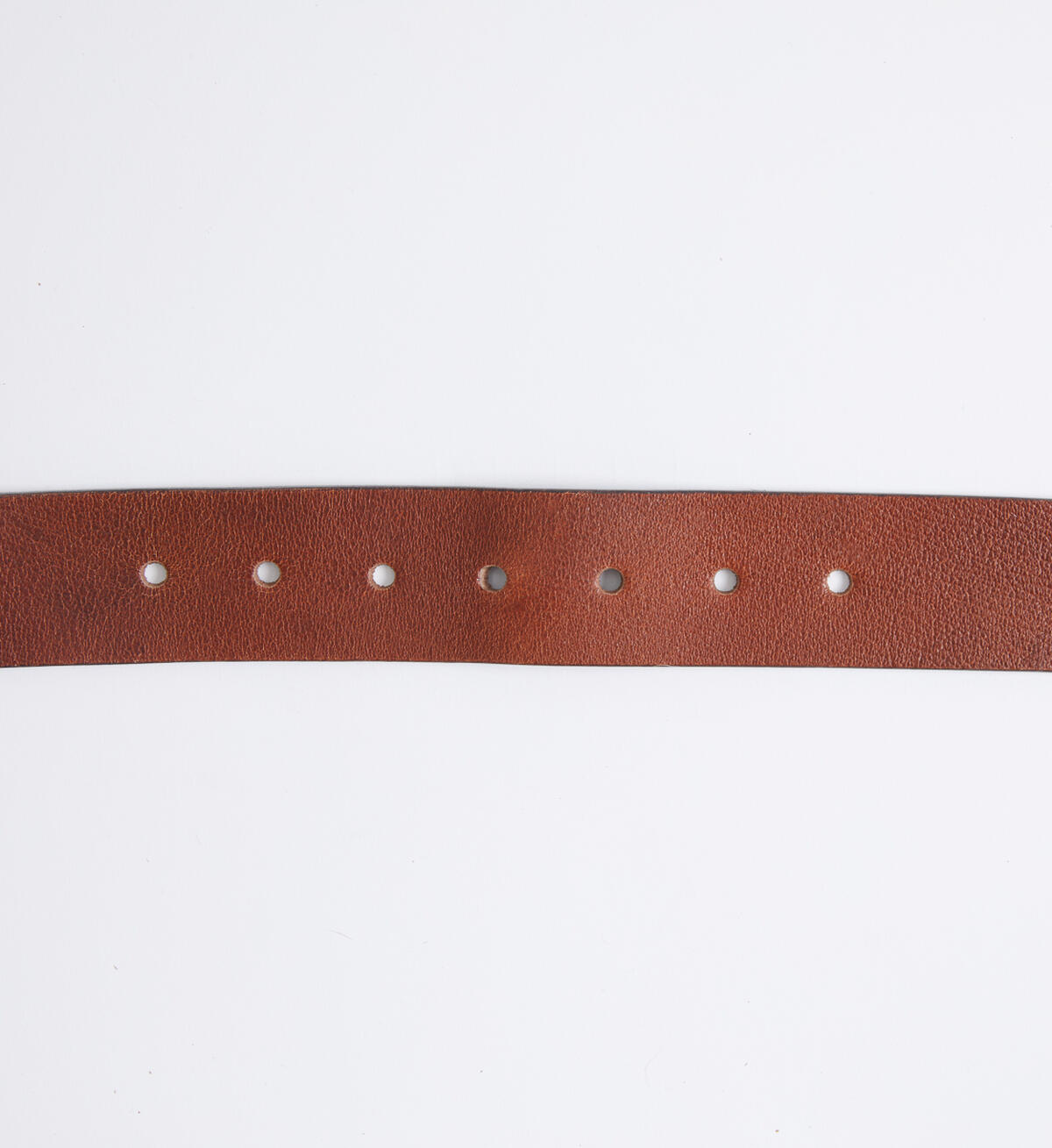 Pebbled Brown Leather Mens Belt, , hi-res image number 1