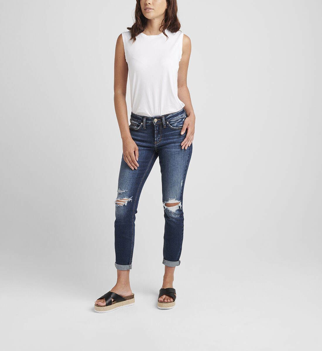 Joe's jeans boyfriend slim crop shop