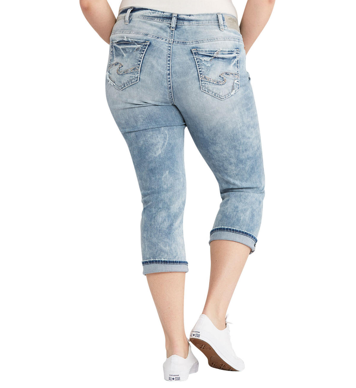 Suki Capri Light Wash, , hi-res image number 1