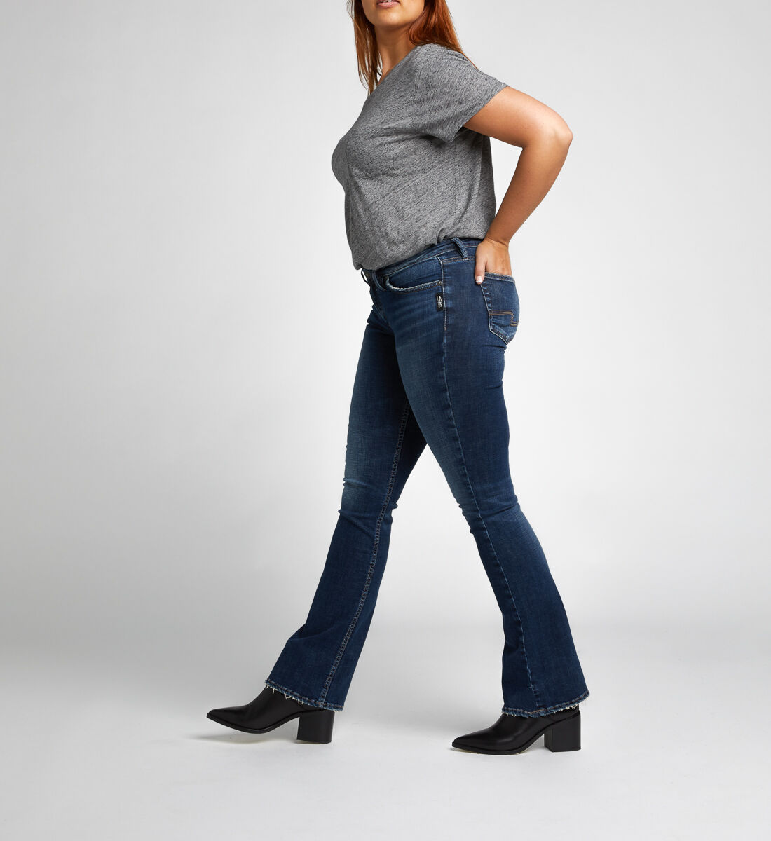 Silver jeans hot sale aiko slim boot