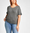 Alice Pleated-Sleeve Tee, , hi-res image number 0