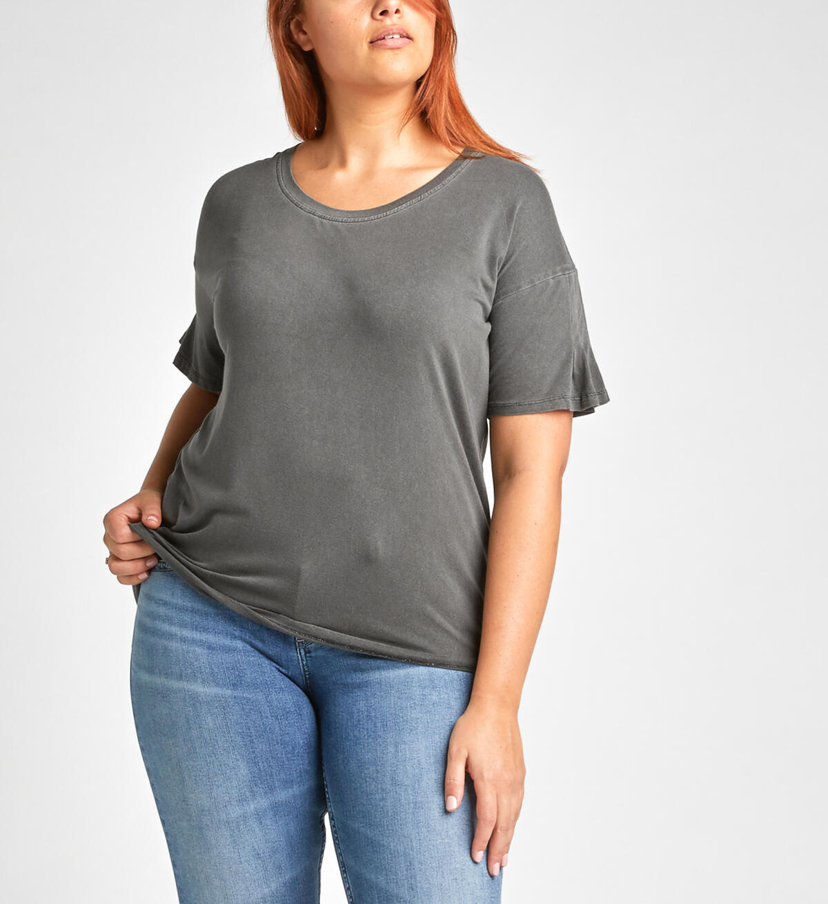 Alice Pleated-Sleeve Tee, , hi-res image number 0