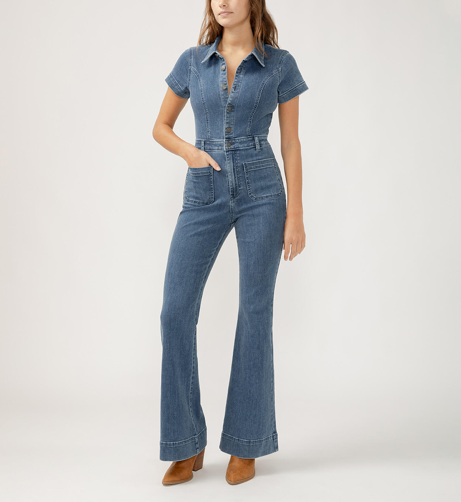 Flare Leg Jumpsuit