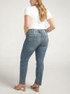 Suki Mid Rise Straight Leg Jeans Plus Size image number 1