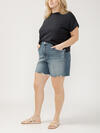 Highly Desirable High Rise Long Shorts Plus Size, , hi-res image number 3