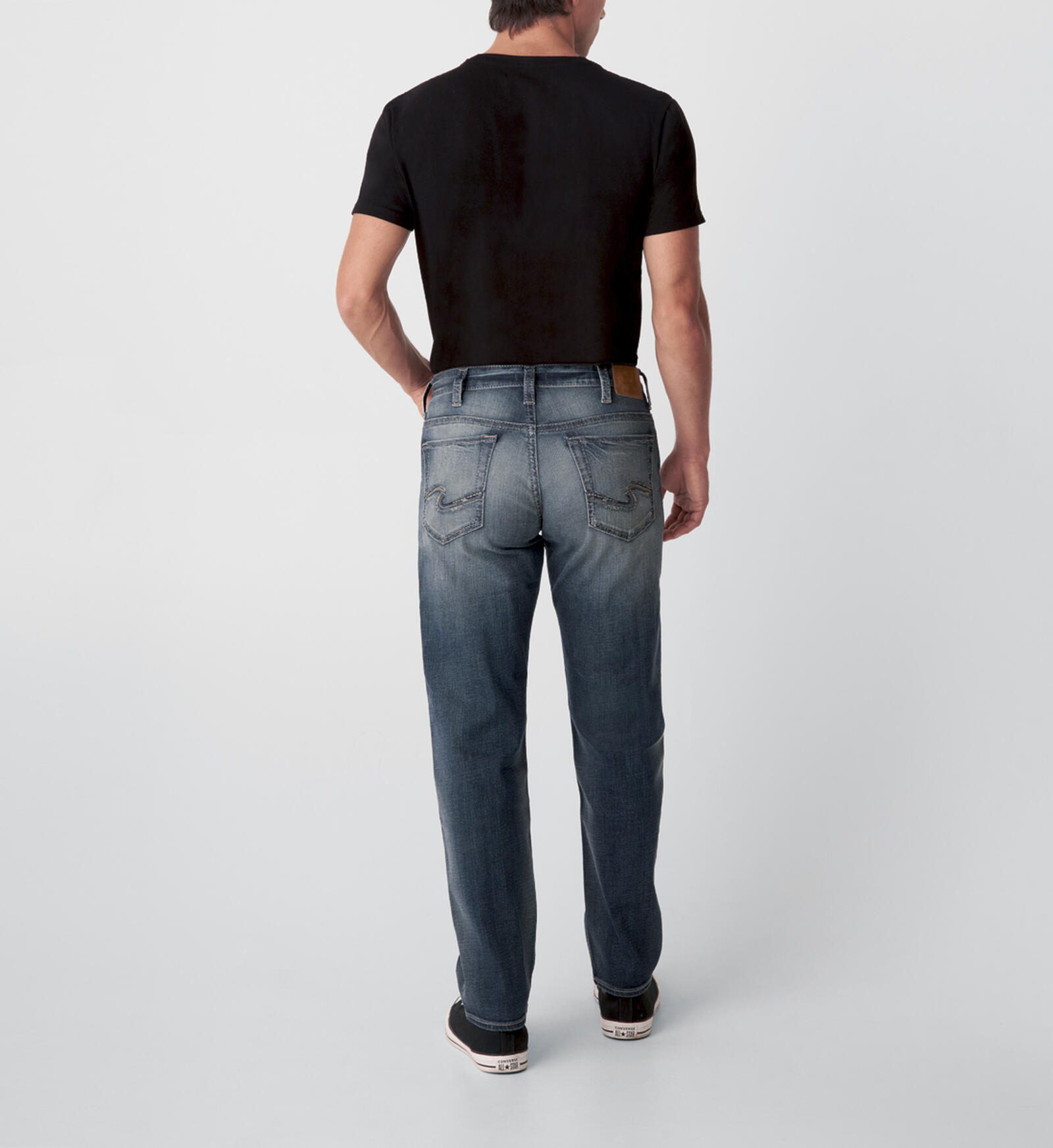 Buy Hunter Athletic Fit Tapered Leg Jeans for USD 53.00 Silver Jeans