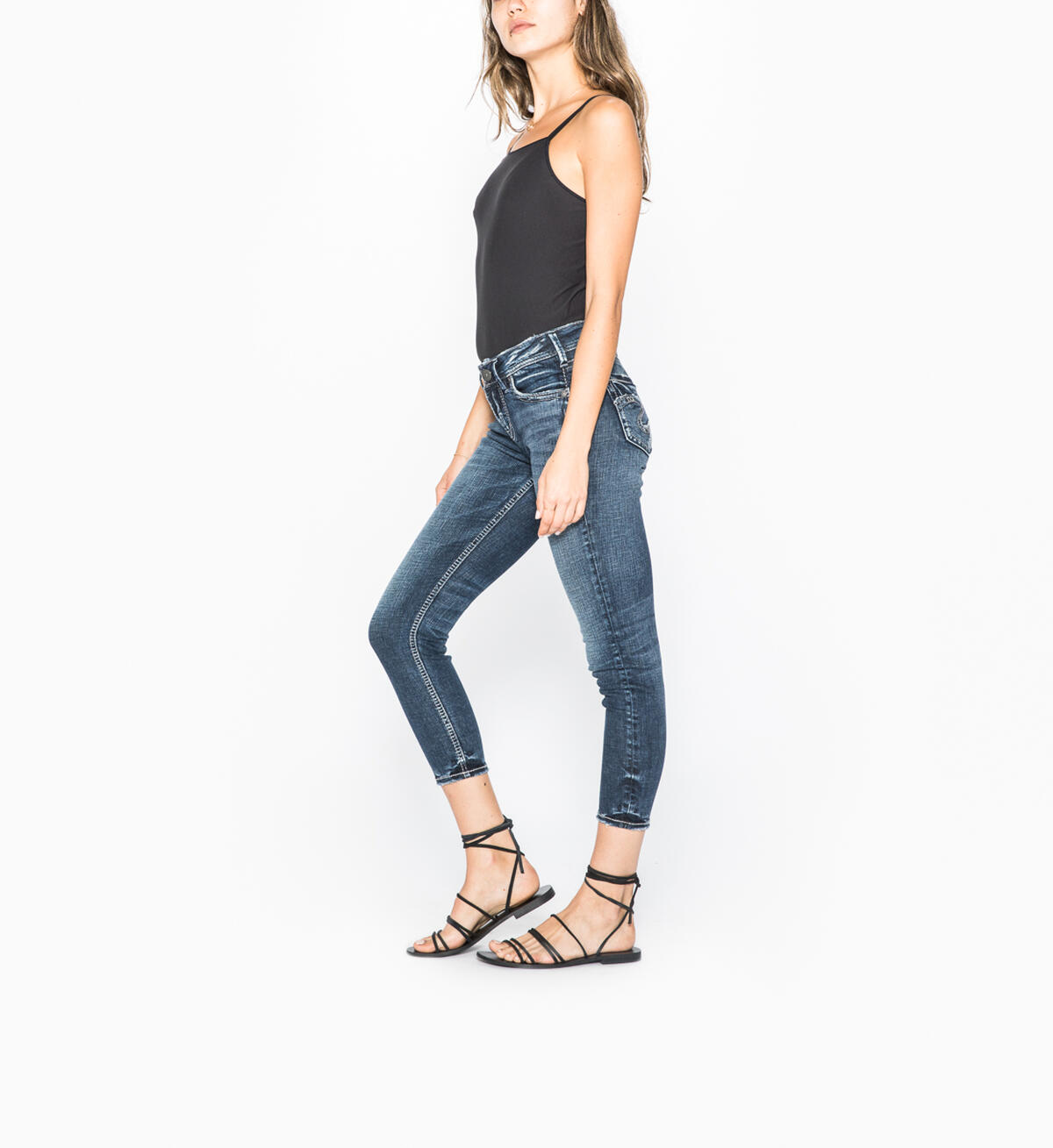 Suki Skinny Crop Rinse Wash, , hi-res image number 2