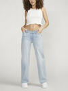 V-Front Mid Rise Wide Leg Jeans, , hi-res image number 0