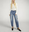 Denim High Rise Cargo Pants, , hi-res image number 0