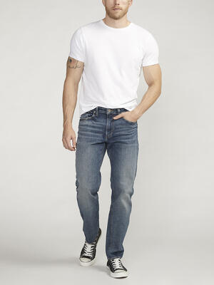 Eddie Athletic Fit Tapered Leg Jeans