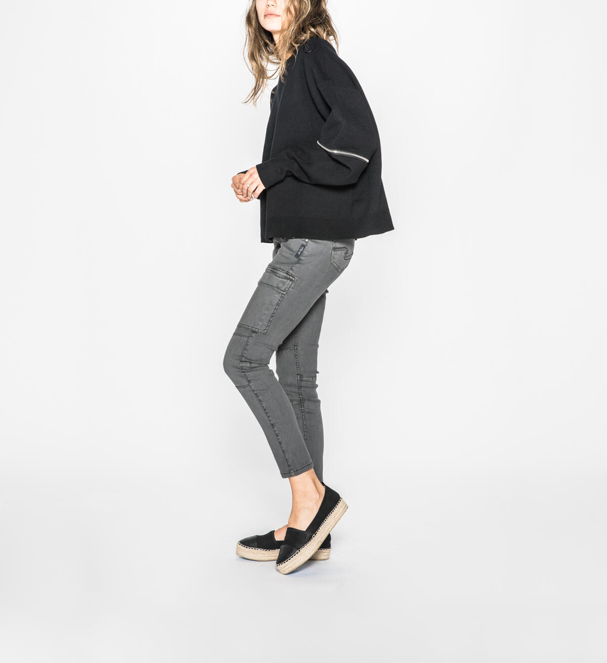 Skinny Cargo Color Wash, , hi-res image number 2