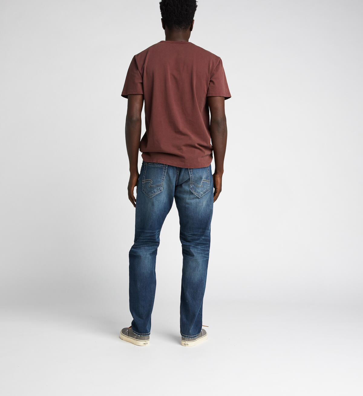 Eddie Relaxed Fit Tapered Leg Jeans, Indigo, hi-res image number 1