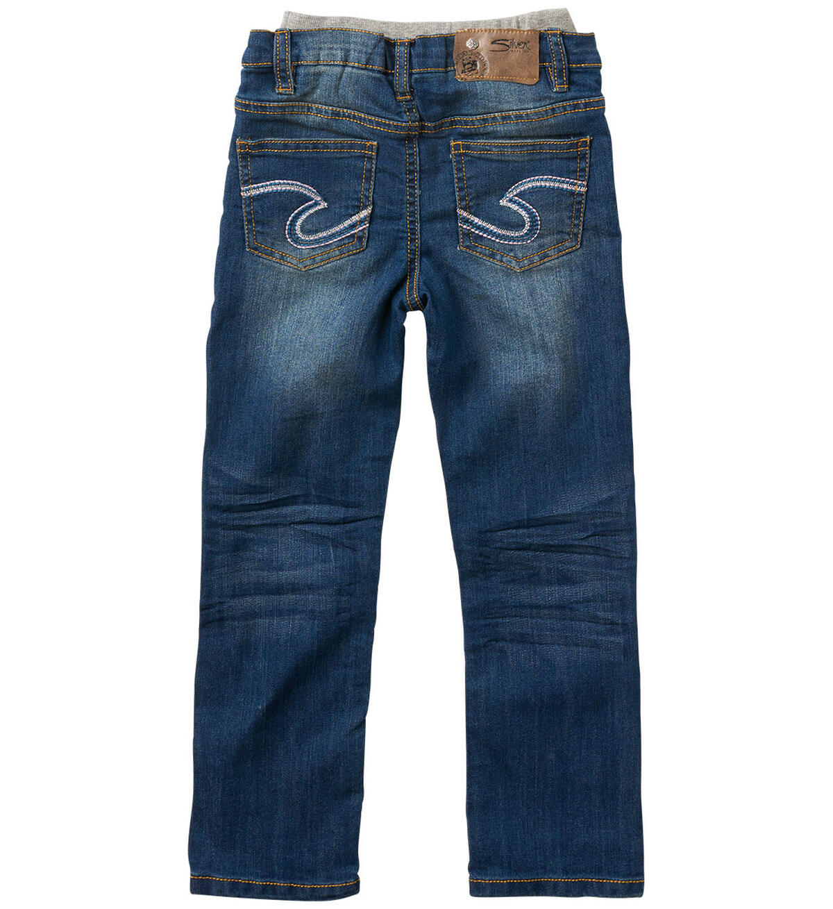 Cara Straight-Leg Jeans in Dark Wash (4-7), , hi-res image number 1