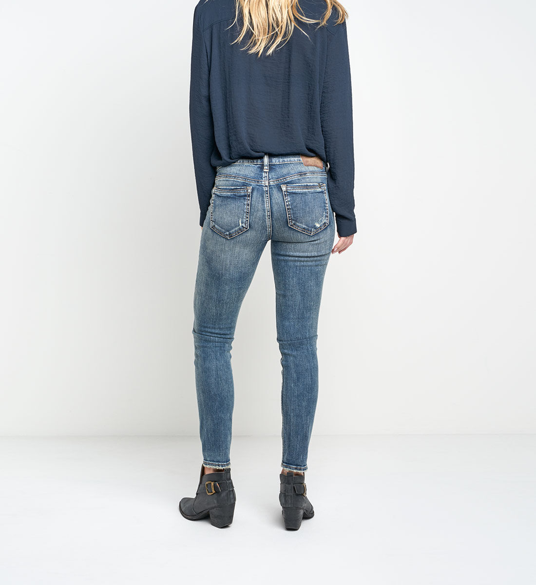 お買い得モデル Buy Aiko Ankle Skinny Medium Wash for USD 79.00 | Silver テープ・マスキングテープ