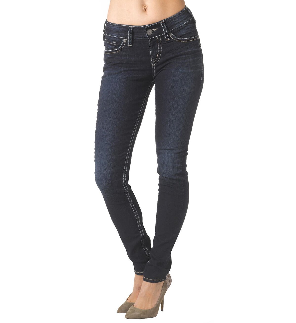 Suki Mid Skinny Dark Wash, , hi-res image number 0