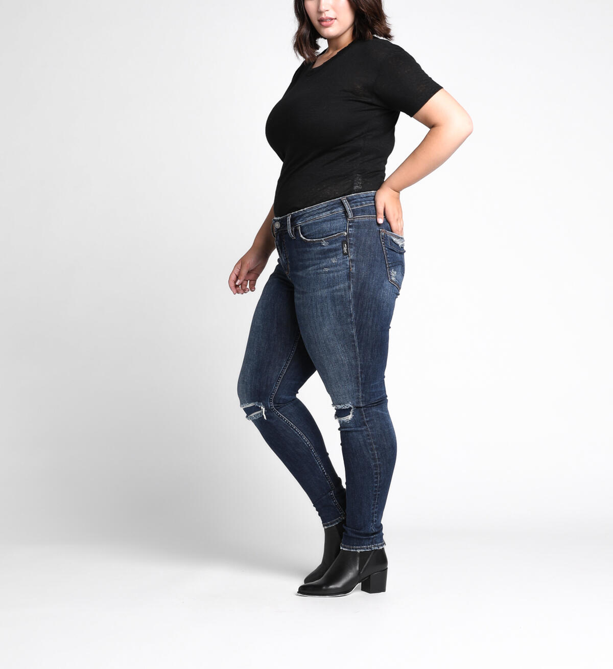 Suki Mid Rise Skinny Leg Jeans Plus Size Final Sale, , hi-res image number 2