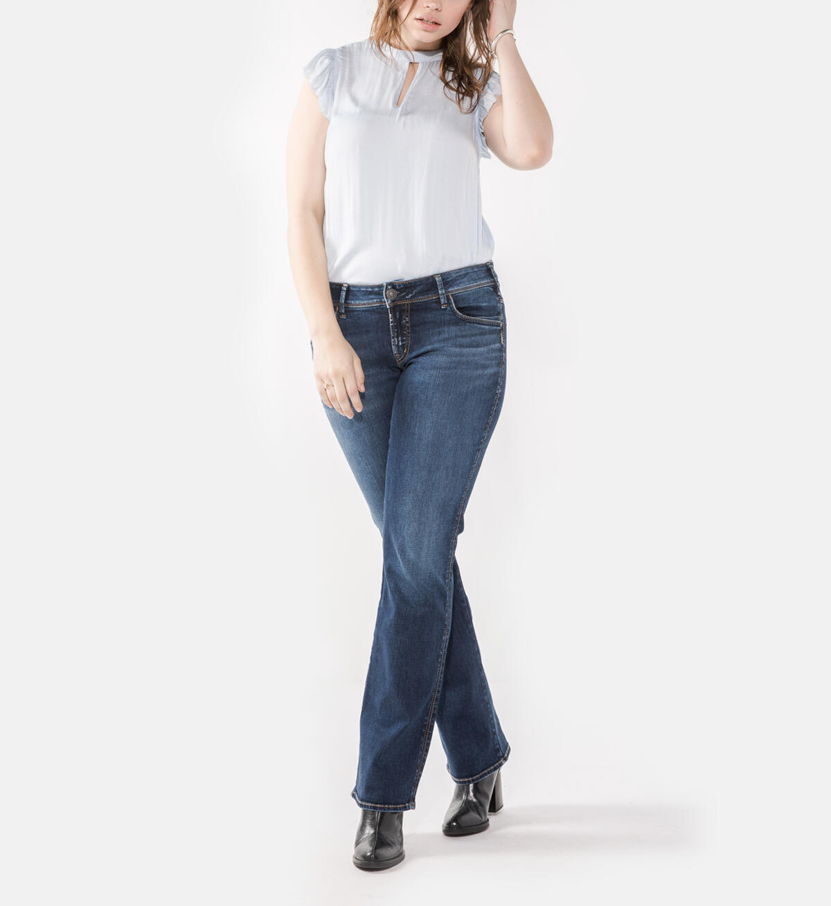Suki Slim Boot Dark Wash, , hi-res image number 0