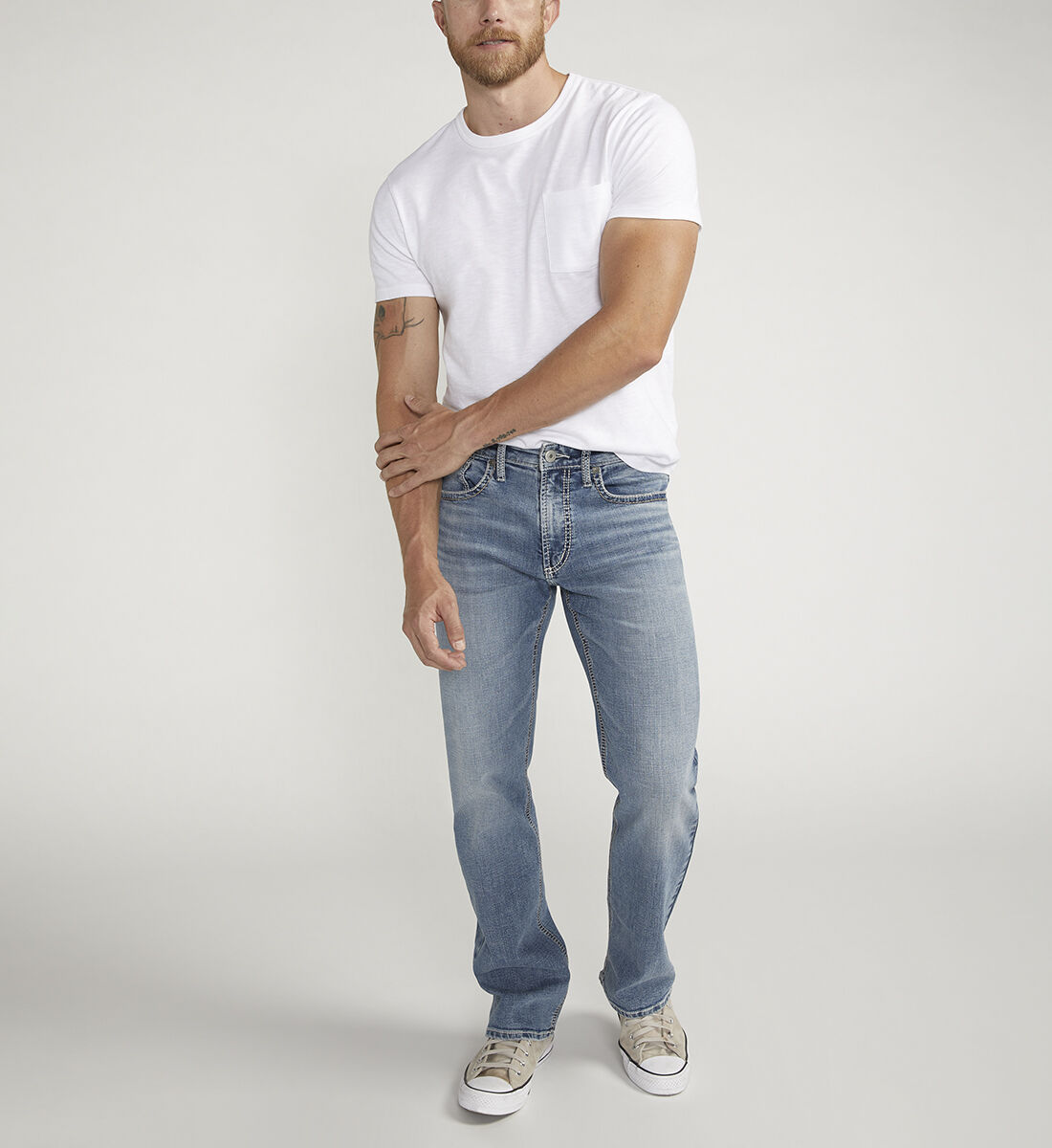 Mens silver shop jeans gordie