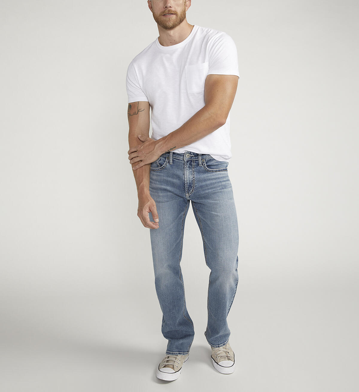 Gordie Relaxed Fit Straight Leg Jeans, , hi-res image number 0