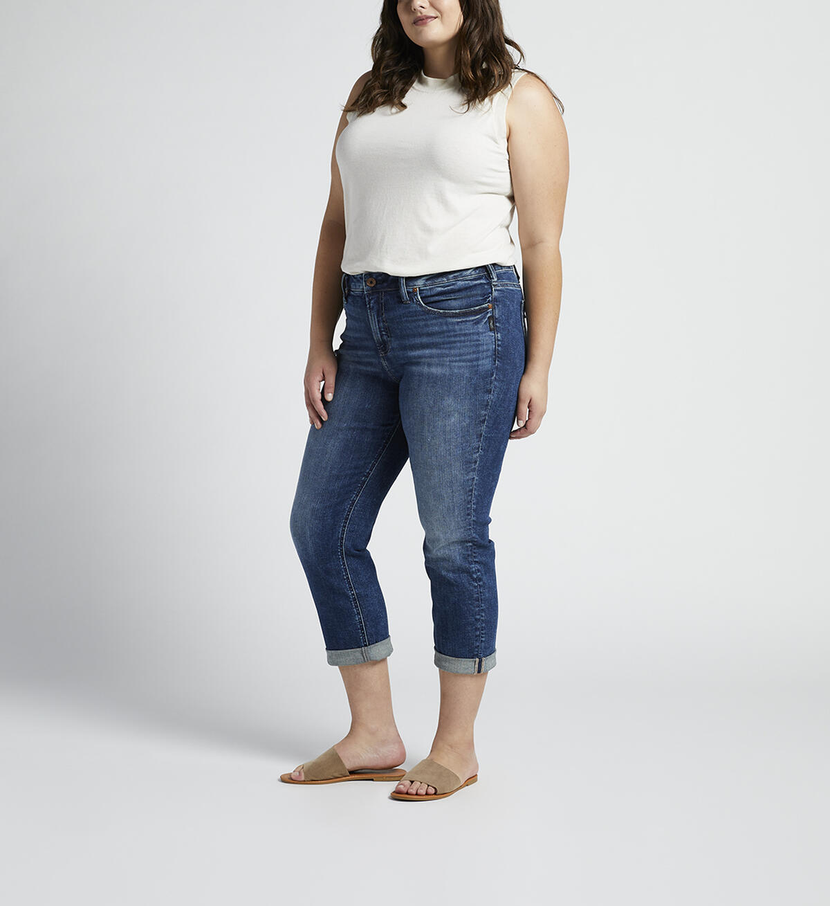 Suki Mid Rise Capri Plus Size, , hi-res image number 2