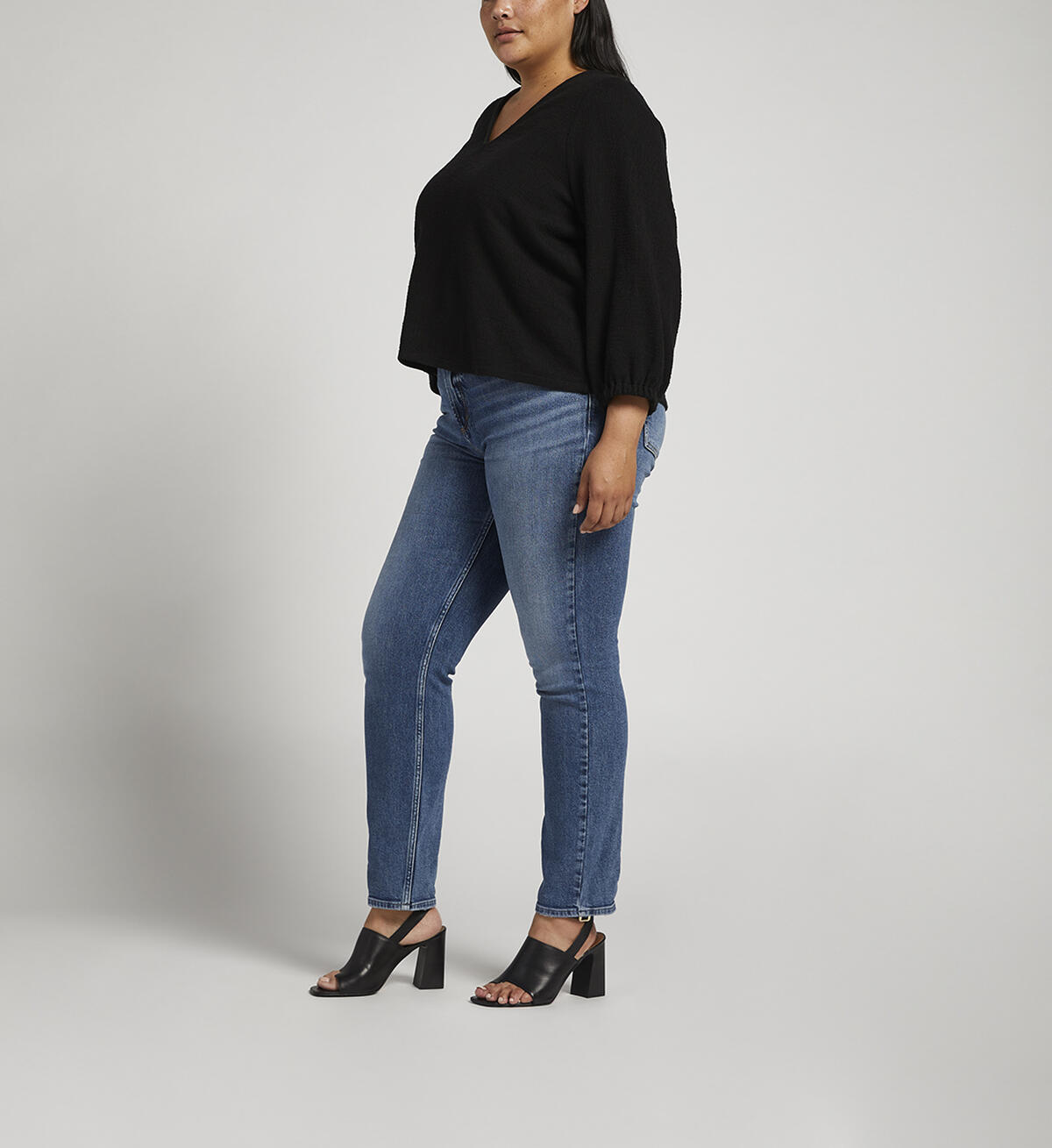Most Wanted Mid Rise Straight Leg Jeans Plus Size, , hi-res image number 2