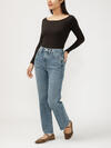Highly Desirable High Rise Wide Leg Jeans image number 2