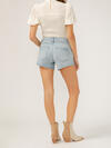 Boyfriend Mid Rise Shorts, , hi-res image number 1
