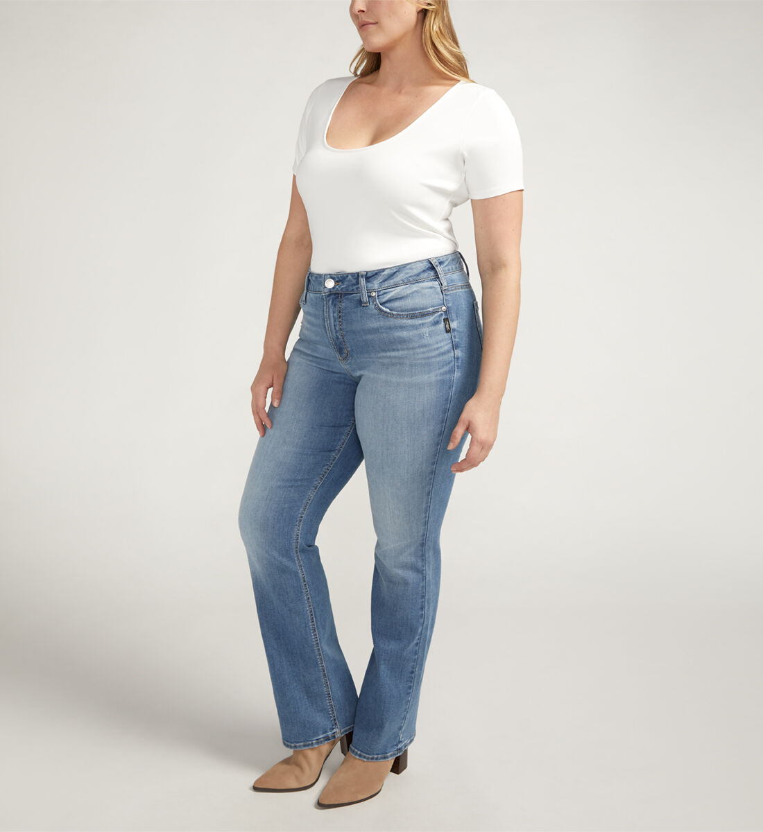 送料無料 通販 激安 Buy Suki Mid Rise Slim Bootcut Jeans Plus Size for USD 44.00 スーツ・フォーマル・ドレス
