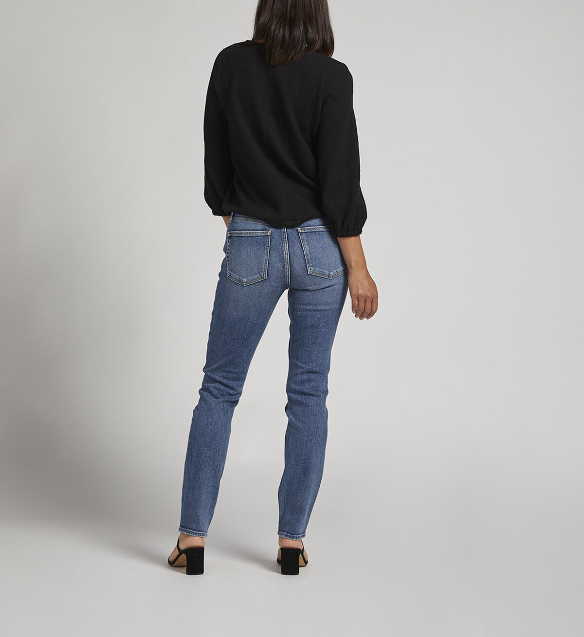 Most Wanted Mid Rise Straight Leg Jeans, Indigo, hi-res image number 1