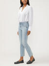 Beau High Rise Slim Leg Ankle Jeans image number 3