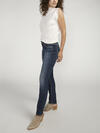 Elyse Mid Rise Straight Leg Jeans image number 2