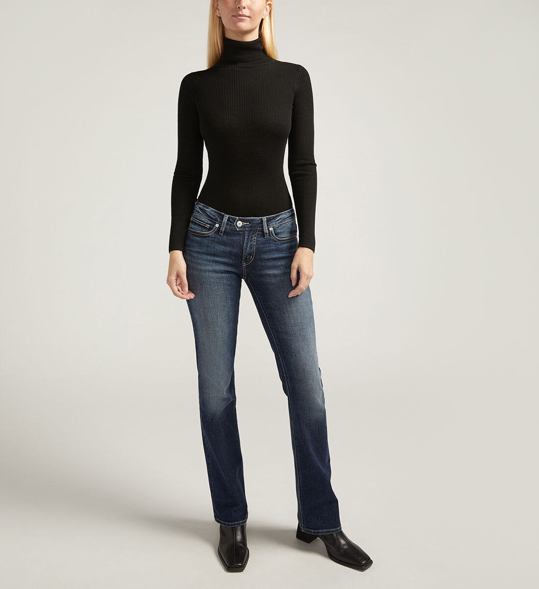 Slim bootcut stretch jeans store
