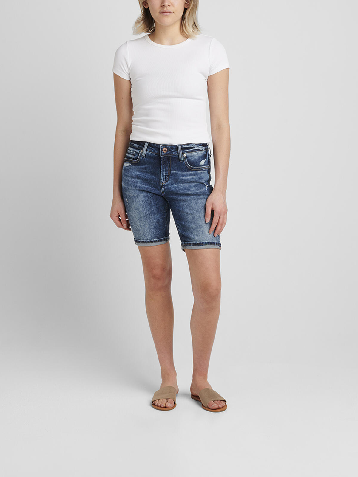 Elyse Mid Rise Bermuda Short image number 0