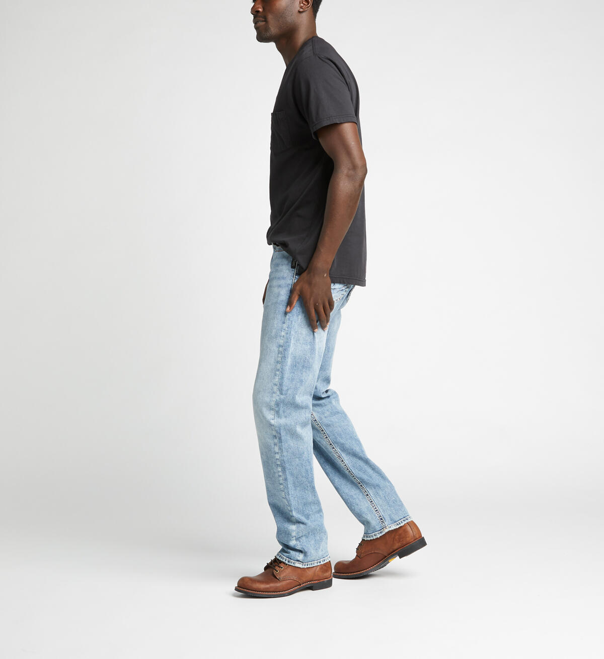 Grayson Easy Fit Straight Jeans, , hi-res image number 2
