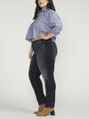Suki Mid Rise Straight Leg Jeans Plus Size image number 2