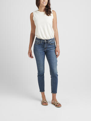 Suki Mid Rise Skinny Crop Jeans