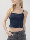 Denim Crop Top image number 3
