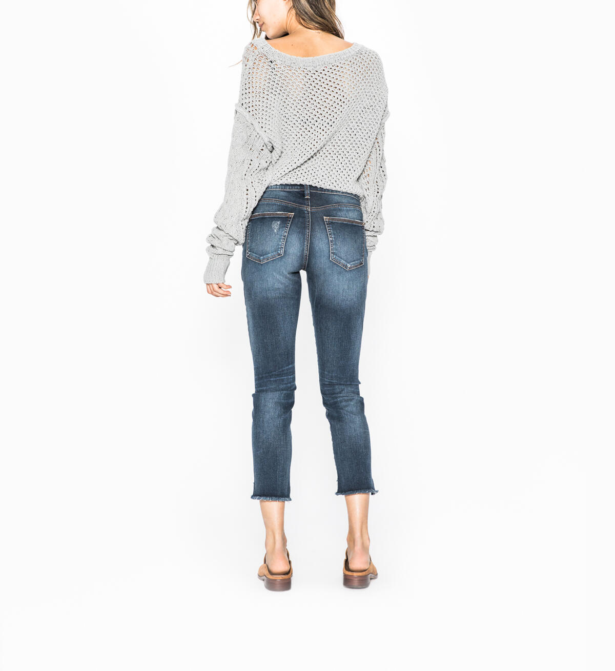 Avery Skinny Crop Dark Wash, , hi-res image number 1