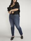 Elyse Mid Rise Straight Leg Jeans Plus Size image number 3