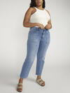 High Rise Straight Leg Carpenter Pant Plus Size image number 0
