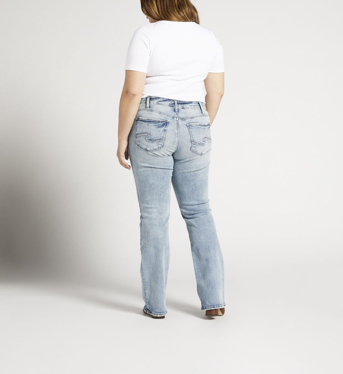 Buy Suki Mid Rise Slim Bootcut Jeans Plus Size for USD 94.00